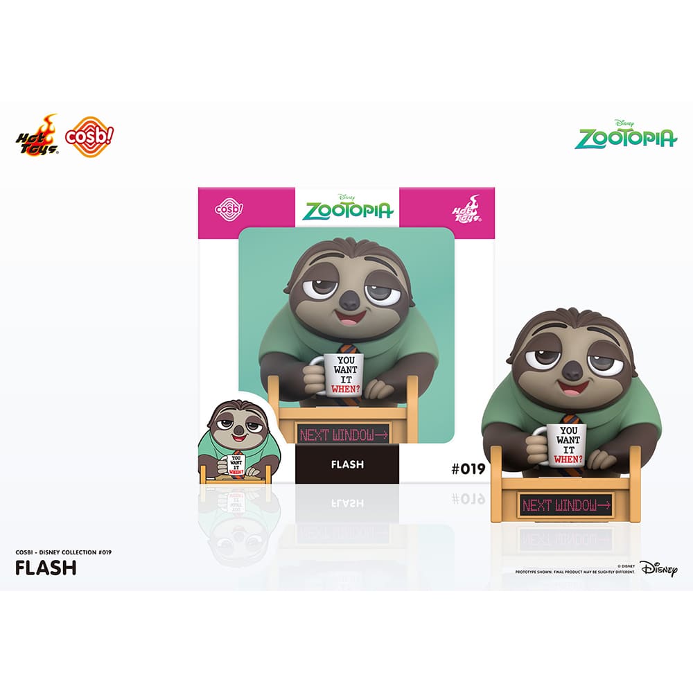 【コスビ】ディズニー・コレクション #019フラッシュ［映画『ズートピア』］