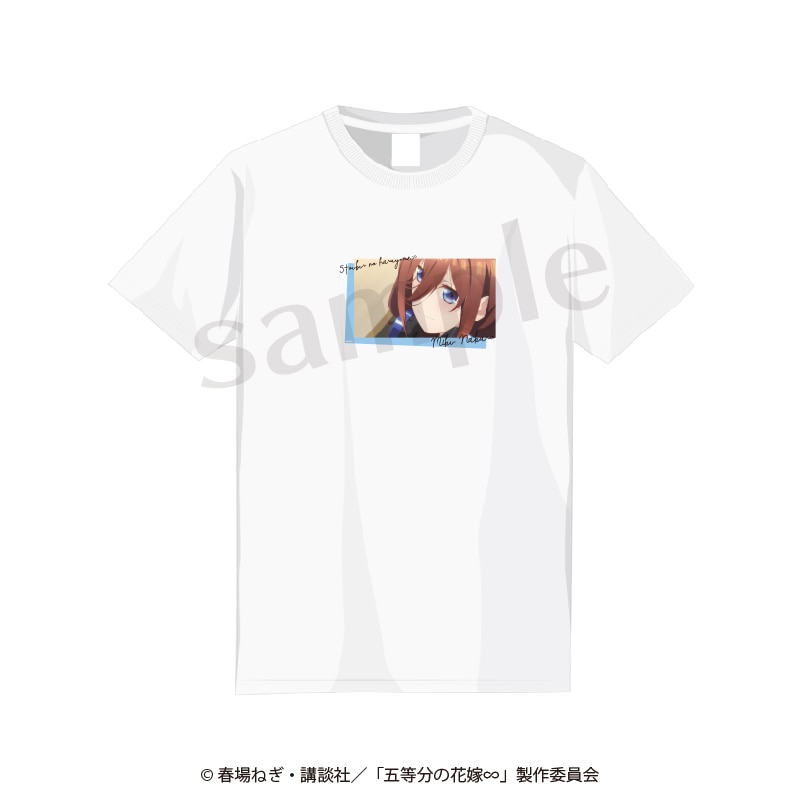 『五等分の花嫁∽』Ｔシャツ03.中野三玖　XL
