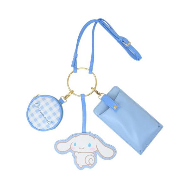 サンリオキャラクターズ 3連ショルダーポーチ シナモロール