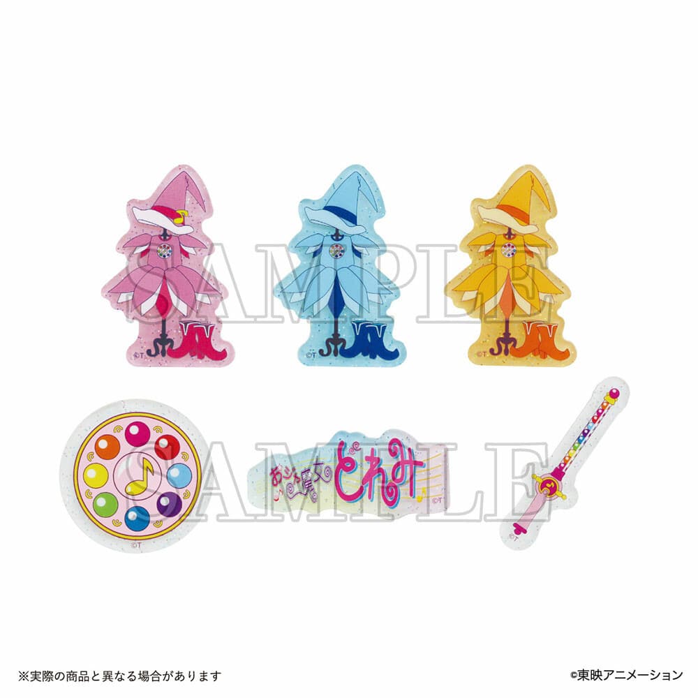 おジャ魔女どれみ トレーディングアクリルステッカー（全6種）