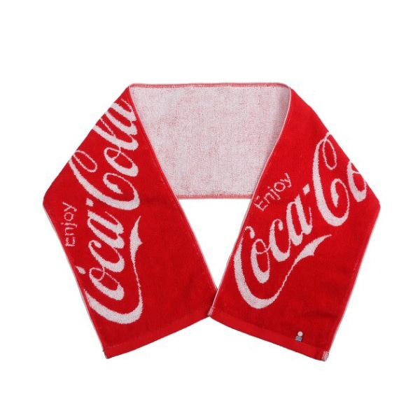 コカコーラ ジャガードスリムロングタオル 今治タオル