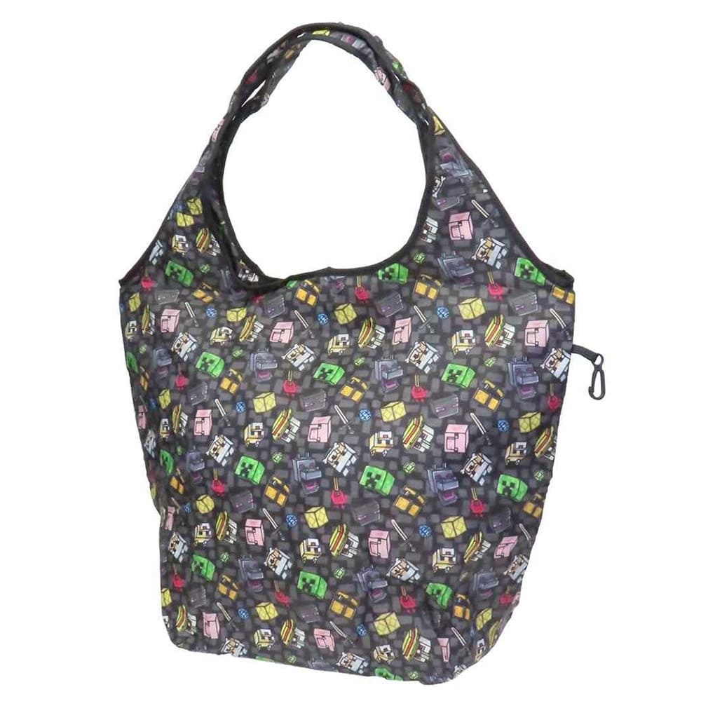 マインクラフト　保冷保温エコバッグ ブラック