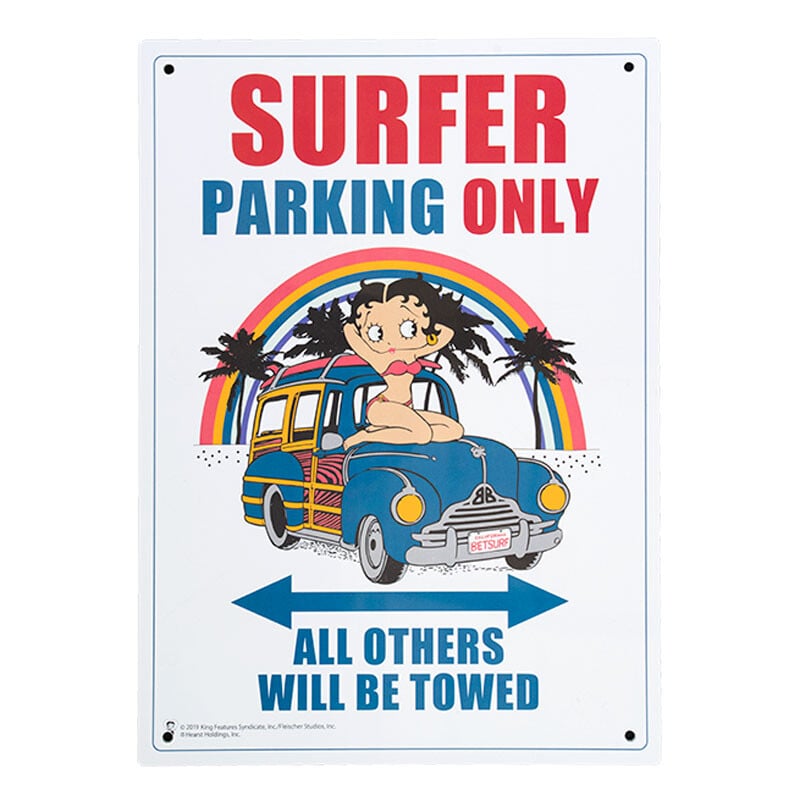 プラスティック サインボード ベティ PARKING／BETTY BOOP
