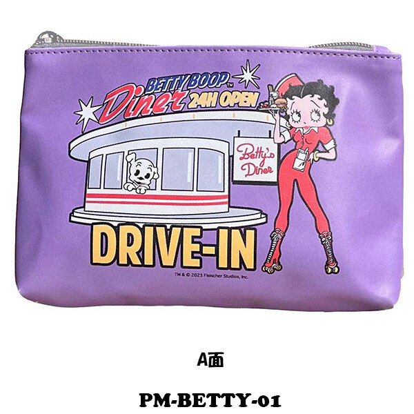 ベティブープ スクエア ポーチ／PM-BETTY-01