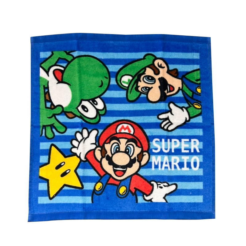 スーパーマリオ　マリオ「ブルーワールド」ウォッシュタオル