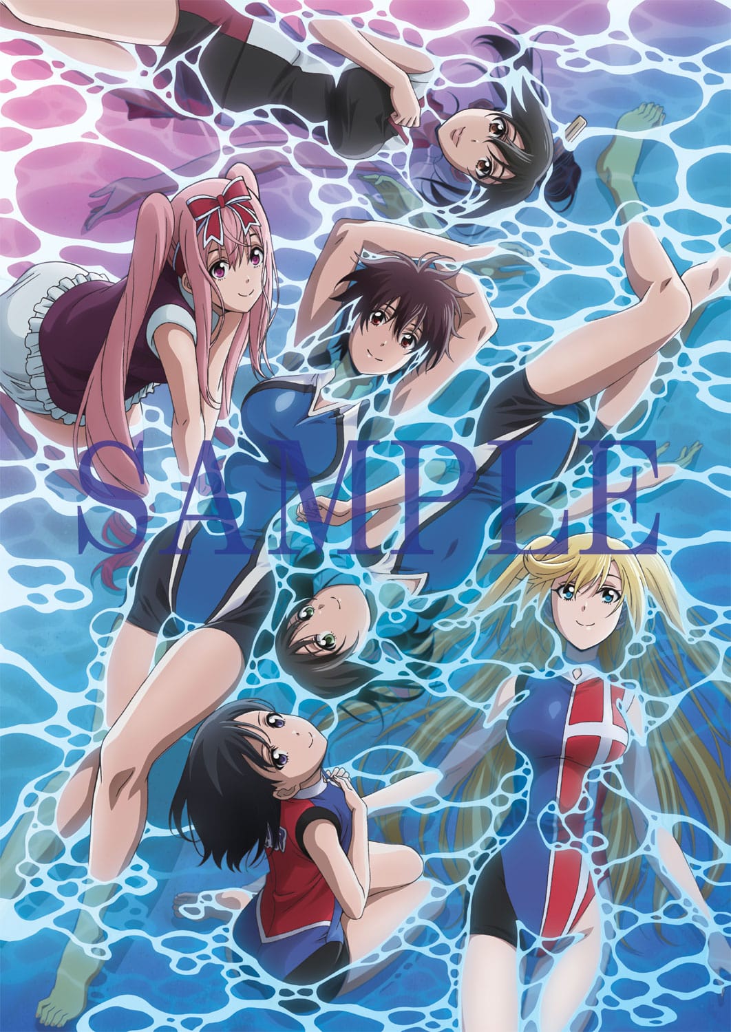 キャラクターデザイン・総作画監督木村智 描き下ろしシャワーカーテン