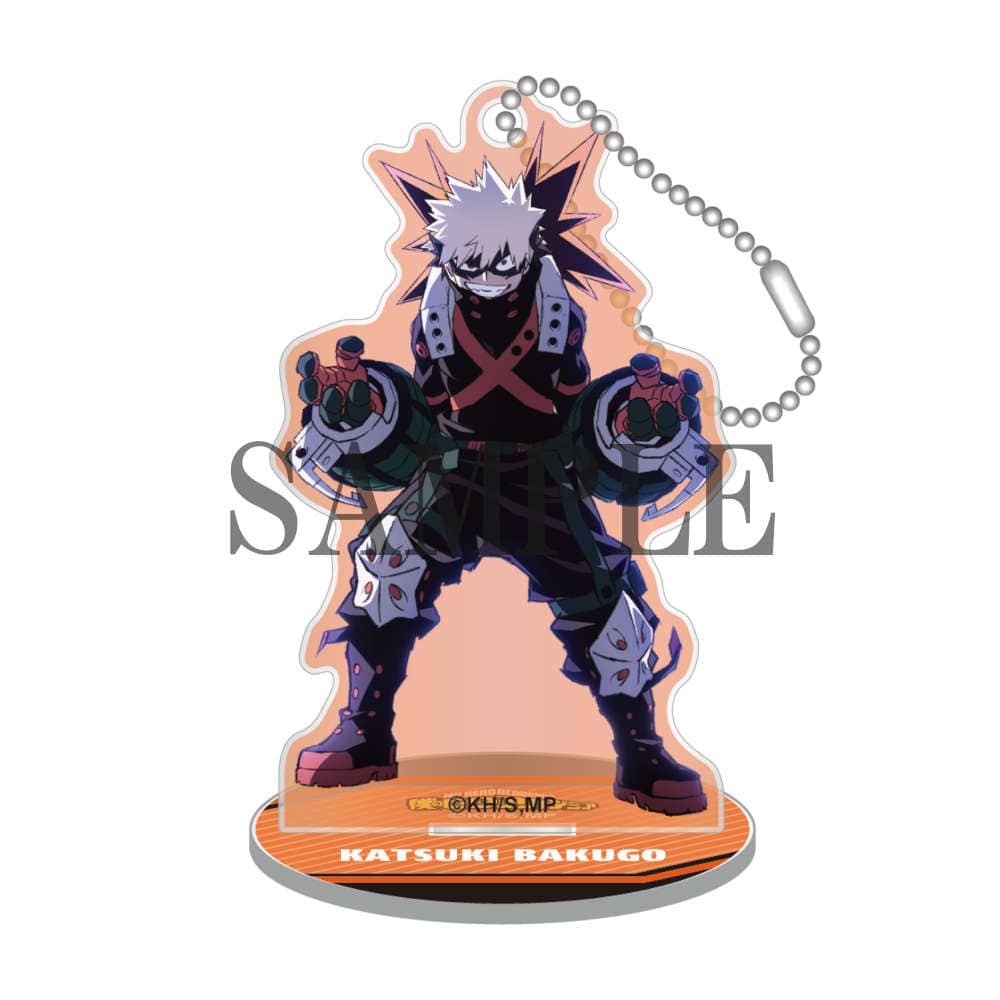 各巻購入特典：アクリルスタンドキーホルダー 爆豪勝己