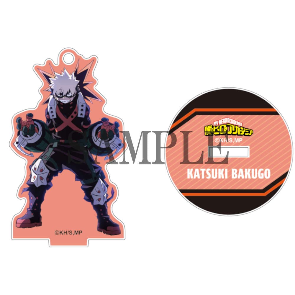 各巻購入特典：アクリルスタンドキーホルダー 爆豪勝己