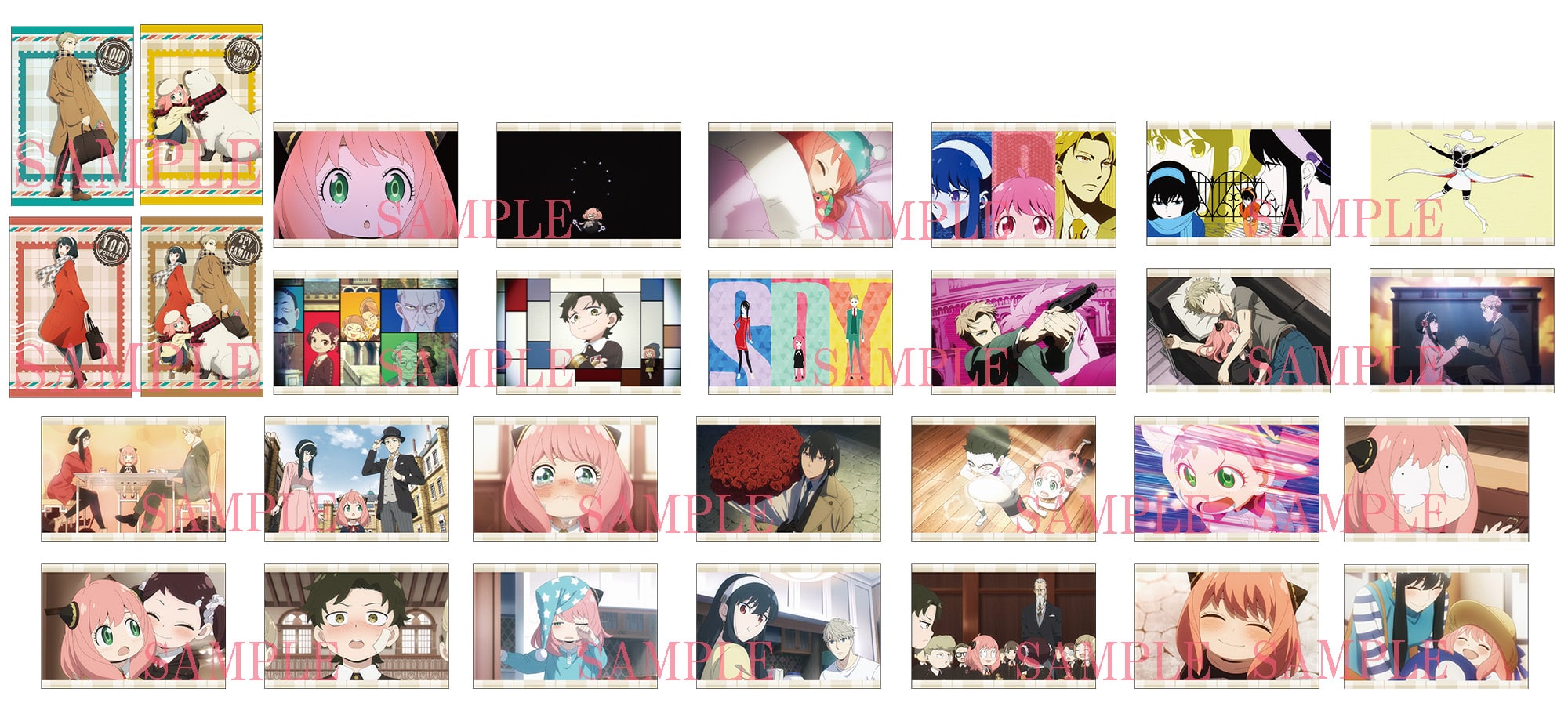 SPY×FAMILY 場面写真ポストカードブック