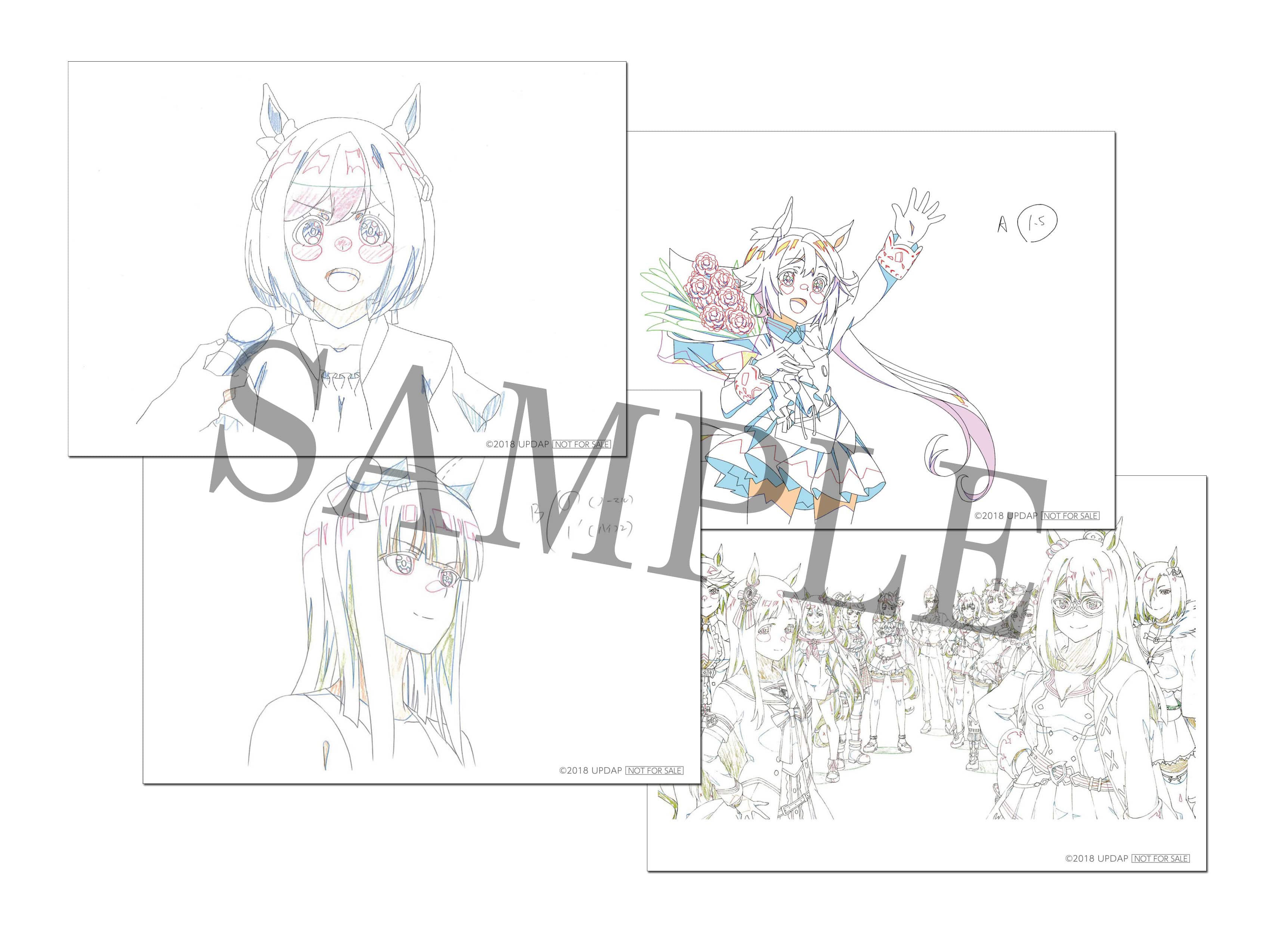 各巻購入特典:ポストカードサイズ複製原画(4枚セット)