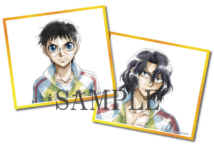 描き下ろしクライマーミニ色紙2枚セット小野田坂道&手嶋純太