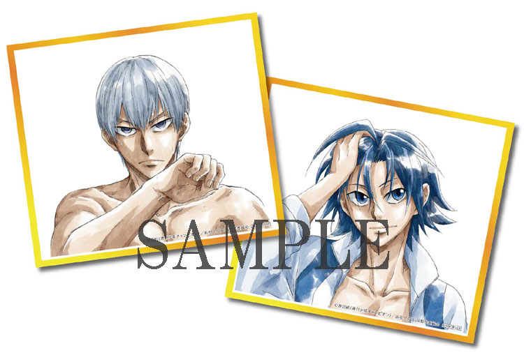 描き下ろしクライマーミニ色紙2枚セット真波山岳&黒田雪成