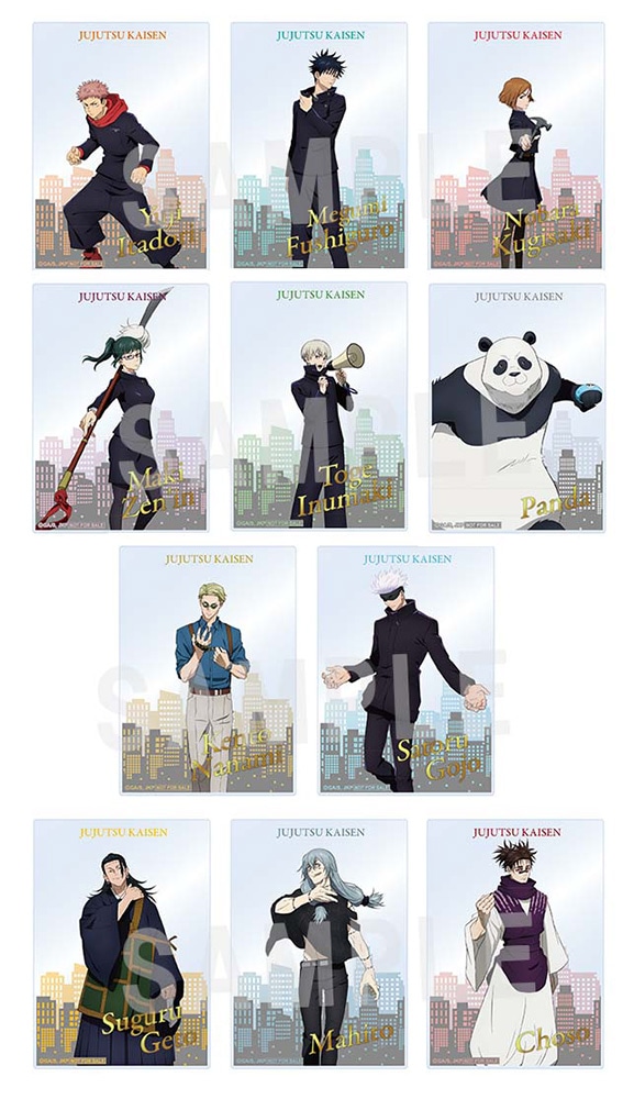 トレーディング箔押しクリアカード【全11種】