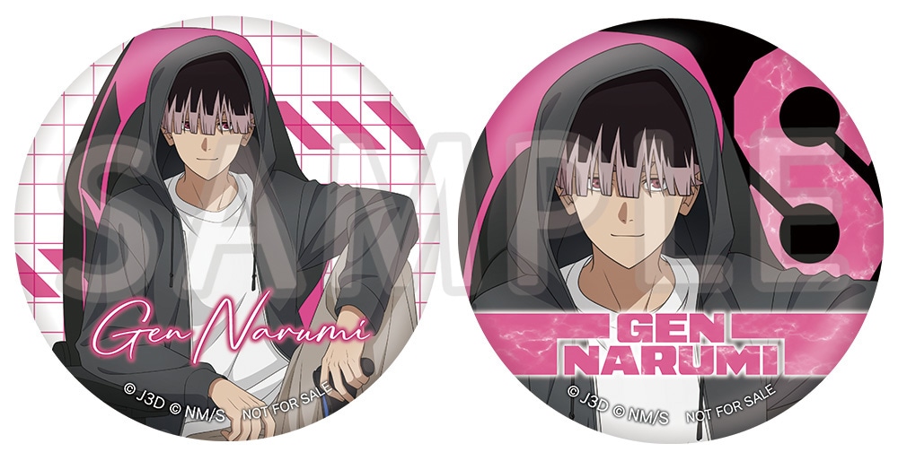 描き下ろし缶バッジ2個セット